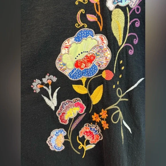 Johnny Was Biya TARIA APPLIQUE CARDIGAN - Picture 13 of 13